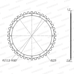Plaque de friction FRE02S3 pour Renault / Peugeot DP2 & AT8 - Product Image 2