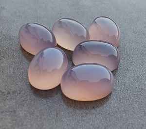 การตั้งค่าที่ดีที่สุดของเด็กทารกสีชมพูกุหลาบควอตซ์พลอยหลวมขัดสูง10X14มม. สำหรับทำเครื่องประดับทอง18K ทำด้วยมือ - Product Image 2