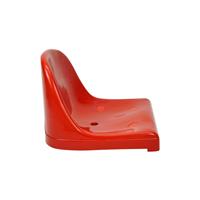 Siège de stade ergonomique en copolymère PP rouge, léger, capacité supérieure à 20 kg, pour concerts, événements sportifs, piscines - Résistant aux intempéries