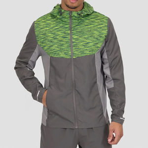 Dernier modèle de survêtement en coton blanc avec logo personnalisé pour hommes, ensemble de pantalons de survêtement à capuche zippés et courts pour hommes - Product Image 1