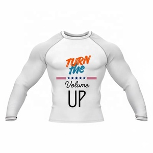 Rashguard personnalisé imprimé par sublimation, Rashguard MMA, Rushguard BJJ, Rashguard MMA OEM pour hommes, Rashguard à manches courtes - Product Image 2