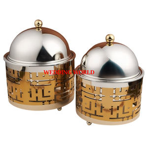 Chauffe-plat en métal de haute qualité, forme ronde, ustensile de cuisine, cocotte, vente en gros, luxe, nouveau modèle, marmite en métal - Product Image 6