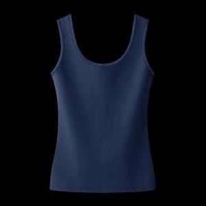 <b>Womens</b> Cotton Solid color Female Slim Sleeveless Casual <b>Vest</b> Solid Color Crop Lower Cut <b>Top</b> For Ladies Fitness <b>Vest</b> Summer - Product Image 2