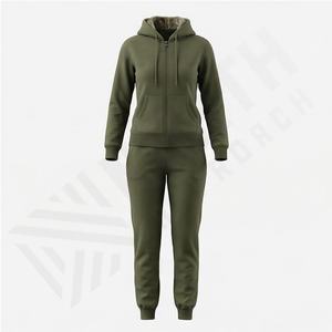 Nuevo Conjunto Deportivo de Dos Piezas para Mujer, Transpirable y Elegante, con Capucha, Fabricante de Ropa Deportiva, Color Personalizado - Product Image 1