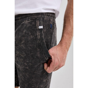 2025 été Vintage acide lavé survêtement Shorts séchage rapide 100% coton vêtements actifs respirant Anti-rides haute rue solide haute - Product Image 3