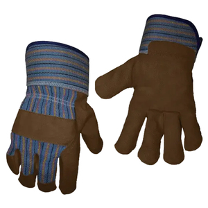 Venta al por mayor de guantes de trabajo de cuero con logotipo personalizado de alta resistencia profesionales transpirables guantes de cuero de transferencia de calor - Product Image 3