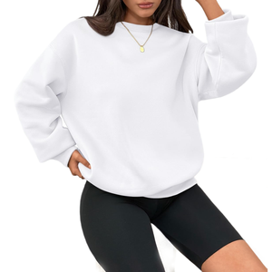 Sudaderas de Moda para Mujer, Estilo Urbano, Nueva Colección de Invierno, Sudadera Holgada de Felpa, Sudadera con Capucha Extra Grande para Mujer - Product Image 4