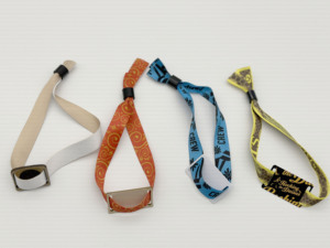 RFID Wristband Custom <b>Wristlets</b> NFC Chip Adjustable Fabric Bracelet For Festival - Product Image 4