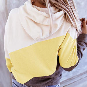 Autumn Winter <b>Grey</b> Pullover Oversize Knitted Hoodie for <b>Women</b> Custom Logo Hooded Printed Techniques Plus Basic Logo Sweatshirt - Product Image 3