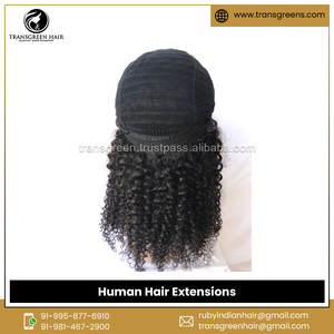 Professional Exporter of Top Quality Human Hair Extensions 24 Inches Mongolian Afro Bob Curly Virgin Human Hair Wig Extensions - Product Image 6