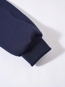 เสื้อฮู้ดติดพลอยเทียมมีซิปรูดซิปมีโลโก้พิมพ์ลายคุณภาพสูง - Product Image 5