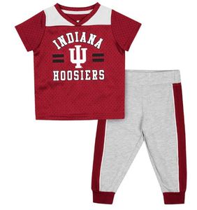 ชุดนอนทารกแบบมีฮู้ดของอินดี้ชุดบอดี้สูทสีแดงเข้มที่ได้รับอนุญาตอย่างเป็นทางการสำหรับทารกและเด็กวัยหัดเดิน - Product Image 1