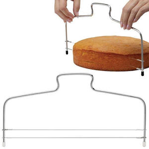 Juego de Cuchillo y Espátula para Pastel de Boda Ecológico AG611, Cuchillo con 2 Cuerdas para Cortar Pasteles Esponjosos - Product Image 2