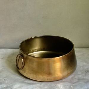 Cuenco de latón antiguo Vintage para Vela, tazón grande para decoración del hogar, uso de boda con asas, tazón de vela de alta calidad - Product Image 2