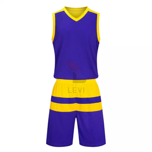ชุดยูนิฟอร์มบาสเกตบอลวิทยาลัย ขายส่ง Bsci Sportswear ออกแบบเองได้ พร้อมชื่อผู้เล่น เบอร์ โลโก้ ระบายอากาศได้ดี ผลิตจากโพลีเอสเตอร์ 100% จากโรงงาน - Product Image 4