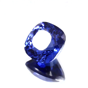 Zafiro Azul de Ceilán Natural Impecable de Calidad Certificada AAA+ de 9x9 mm, Corte Cojín, Gem227 - Product Image 2