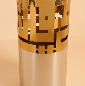 เตาเผากำยานตกแต่งบ้าน สแตนเลสสตีล ลายสลักเลเซอร์ ดีไซน์หรูหรา ที่วางอโรมาเธอราพี ดีไซน์ขายดี - Product Image 6