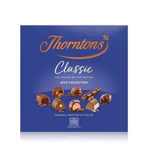 Collection de cadeaux au chocolat de qualité continentale Thorntons 284g-Classique blanc foncé au lait et 274g de bonbons favoris aigre-doux noix - Product Image 3