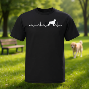 Camiseta Premium Promocional para Amantes de los Perros, con Diseño de Corazón Eterno para Mamá y Dueña de Field Spaniel, para San Valentín - Product Image 3