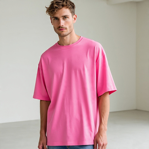 T-shirt à épaules tombantes pour hommes Chemise légère à manches courtes Summer Oversize Tee Shirts Men - Product Image 6