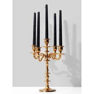 Amazing Design Metal 5 Arms Golden <b>Candelabra</b> for Home & Wedding Party Decoration Centerpieces Floor <b>Candelabra</b> - Product Image 3