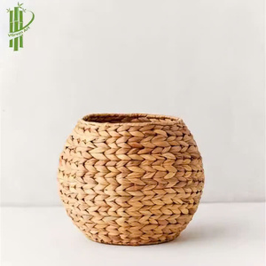 Natural Seagrass Hanging <b>Basket</b> Eco-Friendly Handwoven Planter <b>Basket</b> with Handle Made in Vietnam - Product Image 2