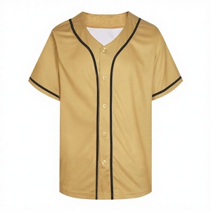 Maillot de baseball de haute qualité, impression par sublimation personnalisée, t-shirts d'équipe respirants, vêtements de sport, impression de logo et de design personnalisés - Product Image 1