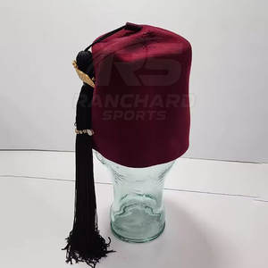 หมวกเฟซแบบดั้งเดิมของสมาคมฟรีเมสัน (OEM) หมวกเฟซของสมาคมฟรีเมสัน (Shriner) หมวกเฟซแบบดั้งเดิมของสมาคมฟรีเมสัน (Freemason) หมวกเฟซแบบสั่งทำพิเศษของสมาคมฟรีเมสัน (Custom Masonic Design) หมวกเฟซปักลายของสมาคมฟรีเมสัน (Embroidered Masonic Fez Hat) - Product Image 3