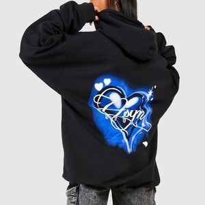 <span class=keywords><strong>Sweat</strong></span>-shirt à capuche surdimensionné en molleton 100% coton, imprimé sur mesure, logo graphique <span class=keywords><strong>brodé</strong></span>, streetwear pour hommes et femmes, hiver - Product Image 1