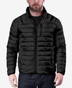 Chaqueta Acolchada de Lona con Capucha para Hombre, Estilo Urbano, Moderna, Cálida, Ligera, con Logotipo Frontal, para Ropa de Calle, Uso Diario en Invierno - Product Image 5
