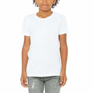 เสื้อยืดคอกลมแขนสั้นสำหรับเด็กผู้ชายเด็กผู้หญิงผ้าคอตตอน100% เสื้อยืดคอกลมแขนสั้นสำหรับฤดูร้อน - Product Image 4