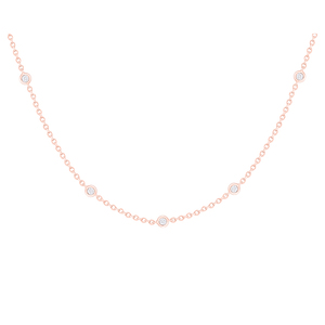 Rikhava colgante de diamante redondo con cadena, superventas, accesorios de moda para bodas, compromisos y fiestas - Product Image 5