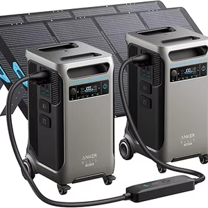 Station d'alimentation portable Anker SOLIX F3800 Plus toute neuve avec double concentrateur d'alimentation et 2 panneaux solaires de 400 W, garantie d'un an - Product Image 1