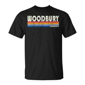 Vintage <b>70s</b> 80s Style Woodbury MN T-<b>Shirt</b> Retro Promotional Apparel - Product Image 1