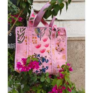 Sac fourre-tout en toile Peppy Bohemian avec doublure en polyester, fermeture éclair, petite taille, portable, résistant à l'eau, pour toutes les saisons - Product Image 1