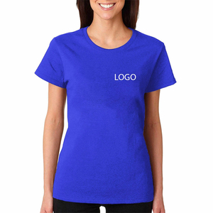 T-shirts en coton coupe ajustée pour femmes, respirant avec impression de logo personnalisé, nouveau style pour l'hiver, vente en gros OEM - Product Image 1