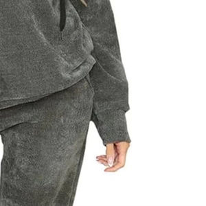 Survêtement pour femmes à logo personnalisé, best-seller, coupe ample, manches longues, délavage acide, pour femmes, taille plus, pour l'hiver, survêtements pour femmes - Product Image 2