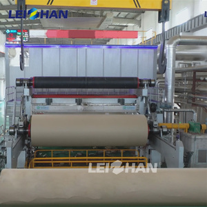 Chất thải giấy carton nhà máy tái chế dây chuyền sản xuất máy giấy tái chế Jumbo cuộn giấy kraft Máy làm - Product Image 3