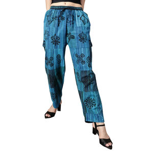 Personalizado impreso de las mujeres de estilo nepalí de algodón Joggers cómodo verano primavera tejido ropa de dormir moda Casual Pijamas - Product Image 1