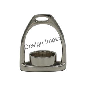 เชิงเทียนโลหะทรงม้าโกลนขนาดเล็กงานฝีมือแนวนักขี่ม้าขัดเงาชุดของขวัญ2026 - Product Image 4