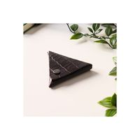Bamby-Pochette à bijoux en cuir véritable multi-usages marron croco