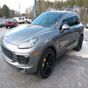 2012 pour Cayenne Turbo AWD direction automatique gauche R18 pneus avec porte-bagages en métal intérieur en cuir foncé prêt à expédier - Product Image 1