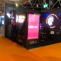 Pantalla LED Exterior a Todo Color, Panel de Publicidad Efectivo, Marca PARYA METALFORM, Panel de 5x10 Metros, Distancia entre Píxeles de 10 mm, ISO9001