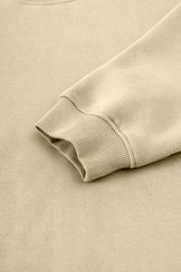 Sweat-shirt à capuche épais en coton 100% personnalisé pour homme, streetwear, logo personnalisé brodé - Product Image 5