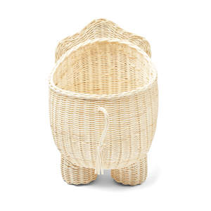 Panier de rangement pour jouets de lion pour enfants en gros, design élégant en rotin tressé, fait à la main, écologique, organisateur de chambre d'enfant - Product Image 5