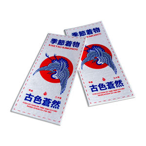 Top Quality Garment Label Tags Logo Sew on Clothing Tag Washable <strong>Fake</strong> Leather Patch Garment Leather for Clothing - Product Image 4