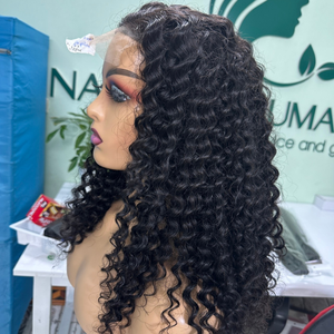 Perruque Lace Closure Frontal Perruque Cheveux humains bruts vietnamiens vierges Vente en gros HD Lace transparente - Product Image 2