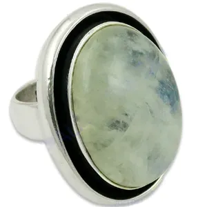 925 <b>Silver</b> Geometric Pattern Moonstone <b>Ring</b> for Women Invisible Setting <b>Garnet</b> Statement Fine Jewelry Elegant Plain Men's <b>Ring</b> - Product Image 3