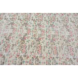 Vintage 5.2x8.5 ft Rug, Turkish Rug, <b>Red</b> Striped Rug <b>Wool</b> - Product Image 5