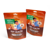 Sachet refermable personnalisé, écologique, résistant à l'humidité, avec fermeture éclair, pour aliments pour animaux de compagnie et sushis